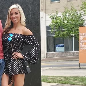 Black and white bell sleeve romper